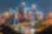 Choingqinng the Cyberpunk cityscape with bright light buildings and a sweeping bridge