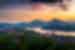 The sun sets behind Mount Phousi over Luang Prabang in Laos