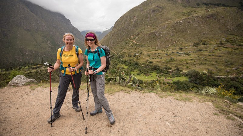 Travellers trek to Machu Picchu