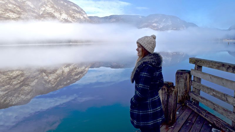 Solo travel, lake-in-Slovenia---Wanderlust-Chloe