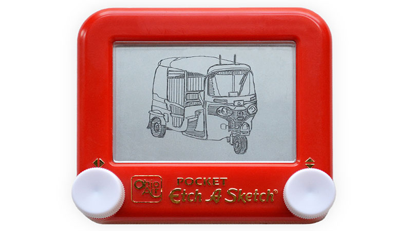 India on an etch-a-sketchyou've never seen it like this before