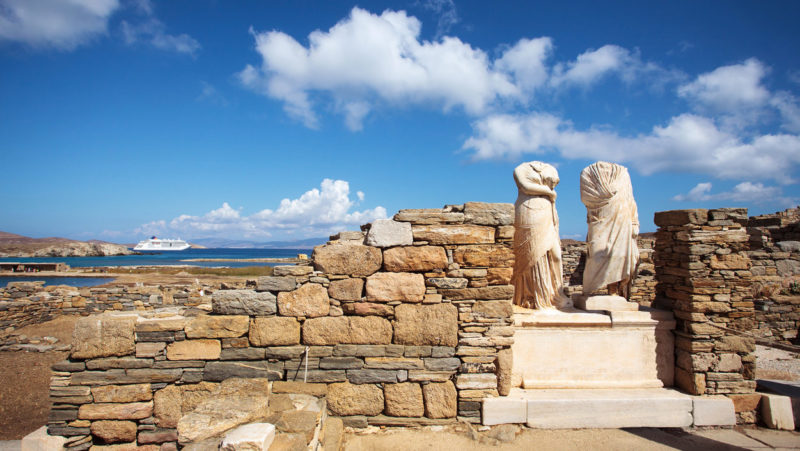 Delos Ruins Greece