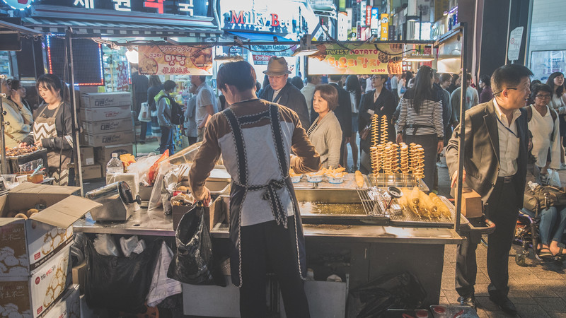 Best Korean food street food Seoul