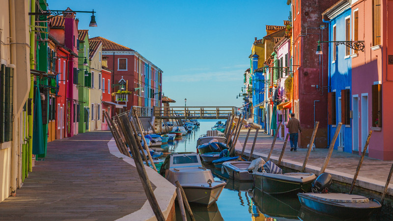 Burano Canal in Venice