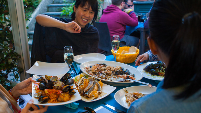 Italy tour seafood