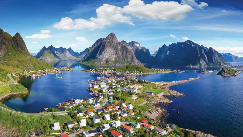 Beautiful fjord in Norway