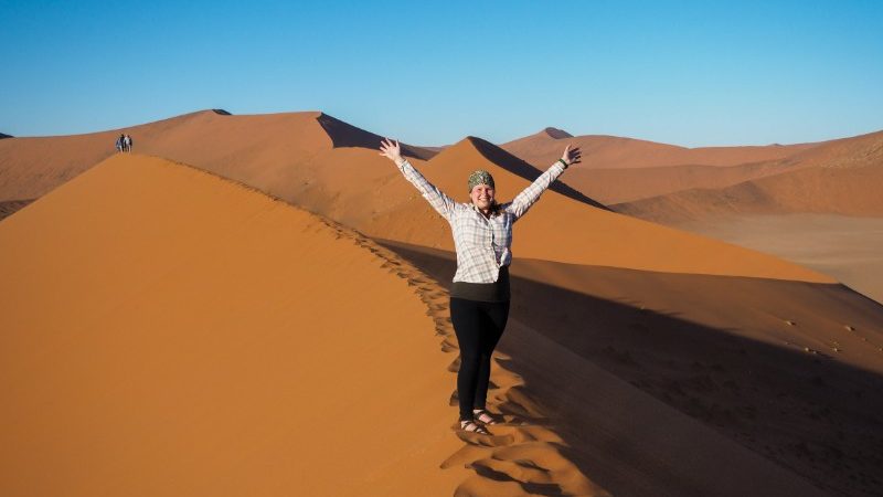 namibia africa sand dunes