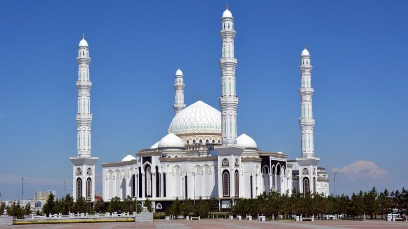 The Hazrat Sultan Mosque, Astana.