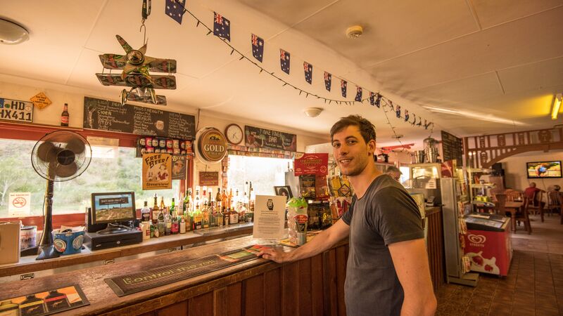 A man at the pub