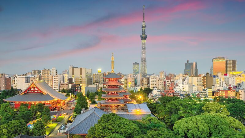Intrepid Travel Japan Tokyo Skyline Ss 643180513 