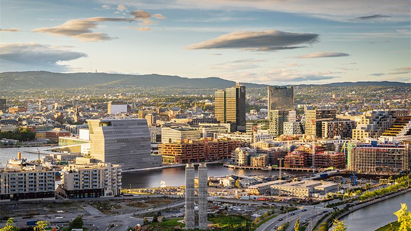 A cityscape of Oslo