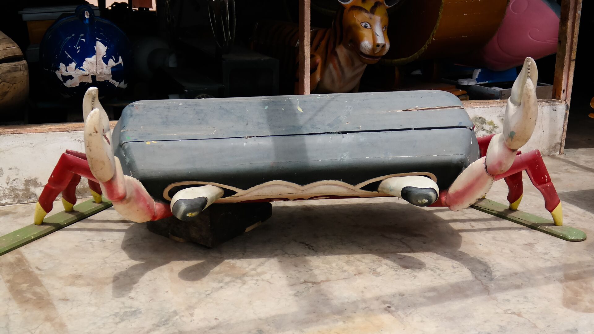 A crab fantasy coffin made in Ghana