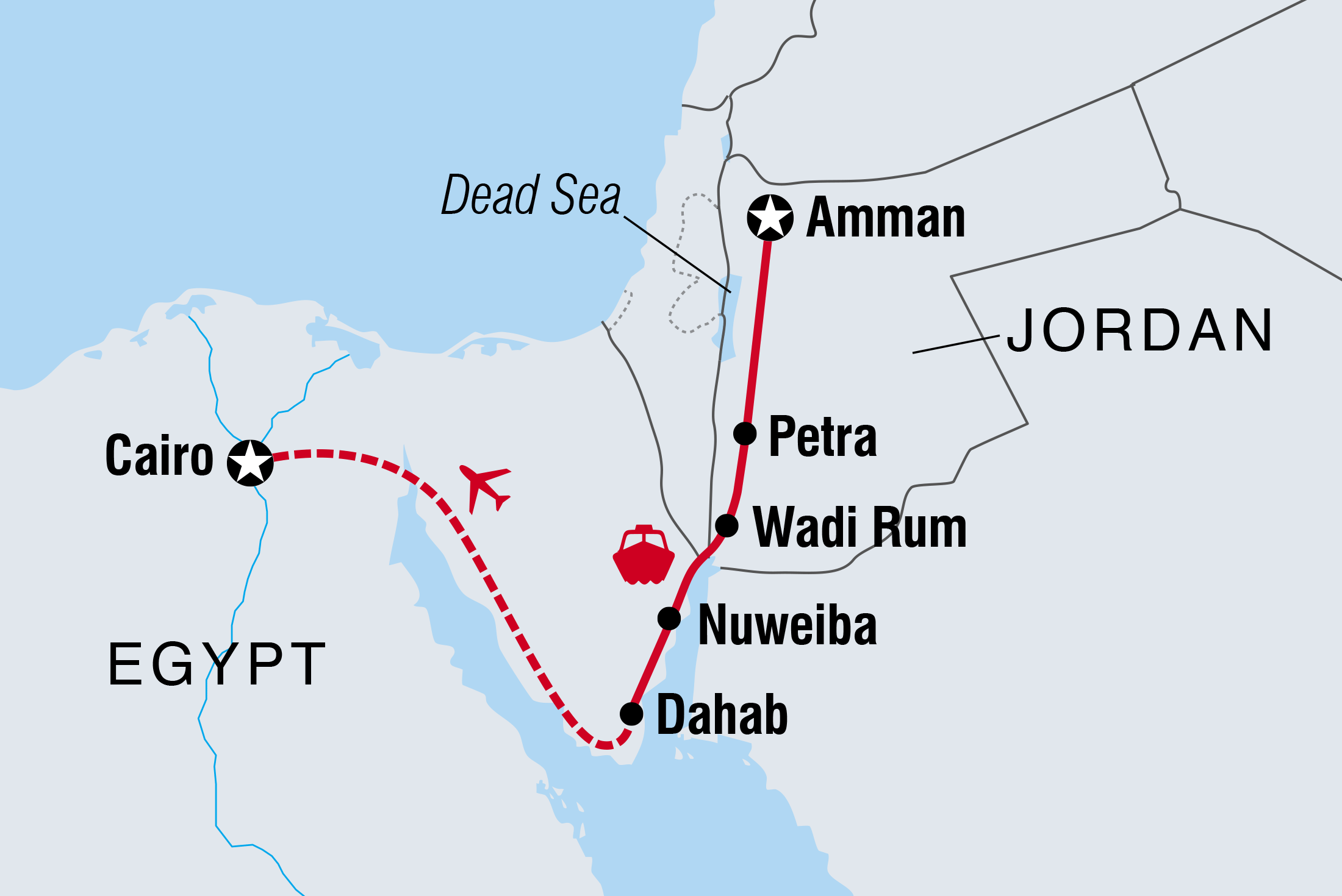 flights from cairo to jordan
