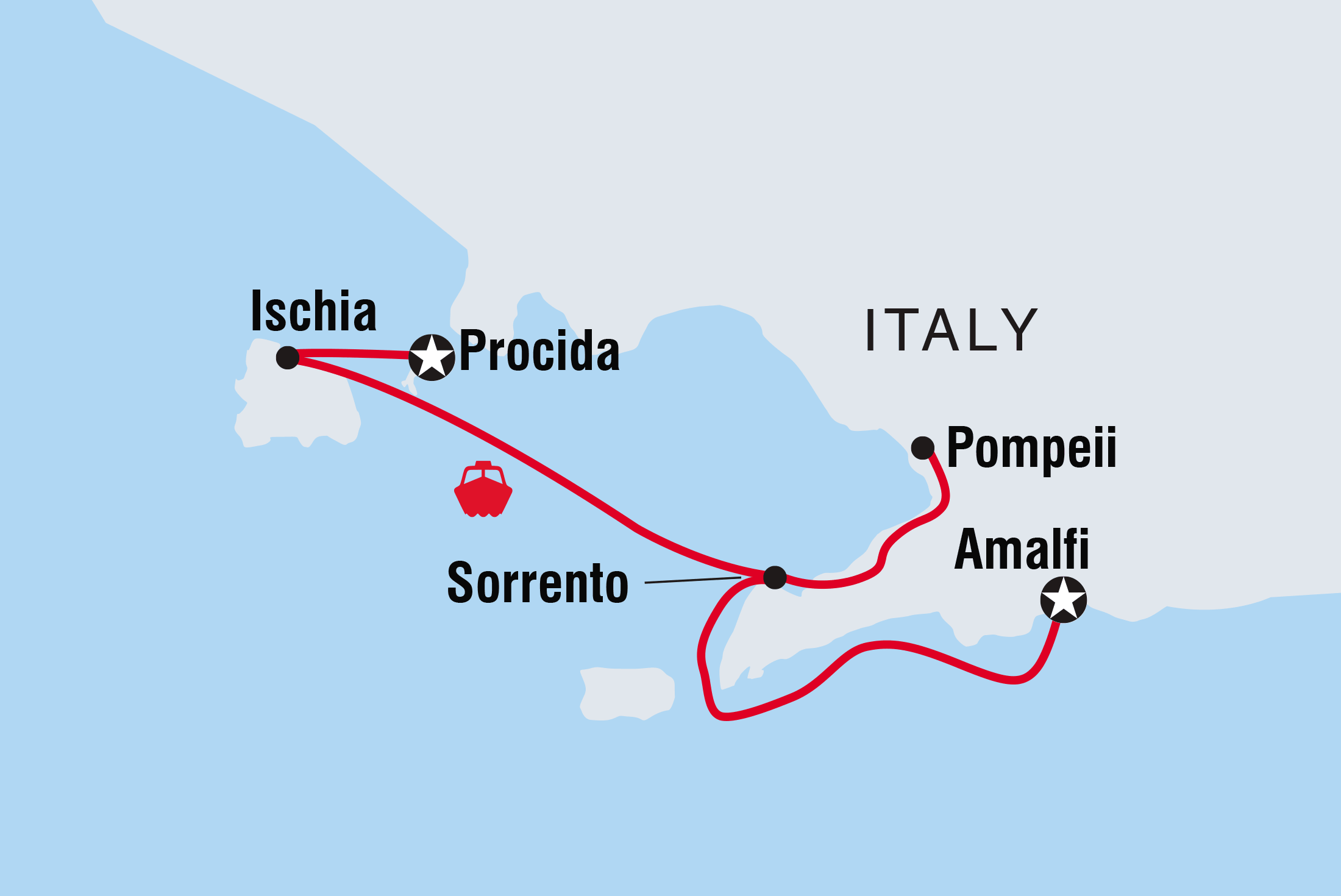 Procida Island Italy Map Sail Italy: Procida To Amalfi | Intrepid Travel Eu