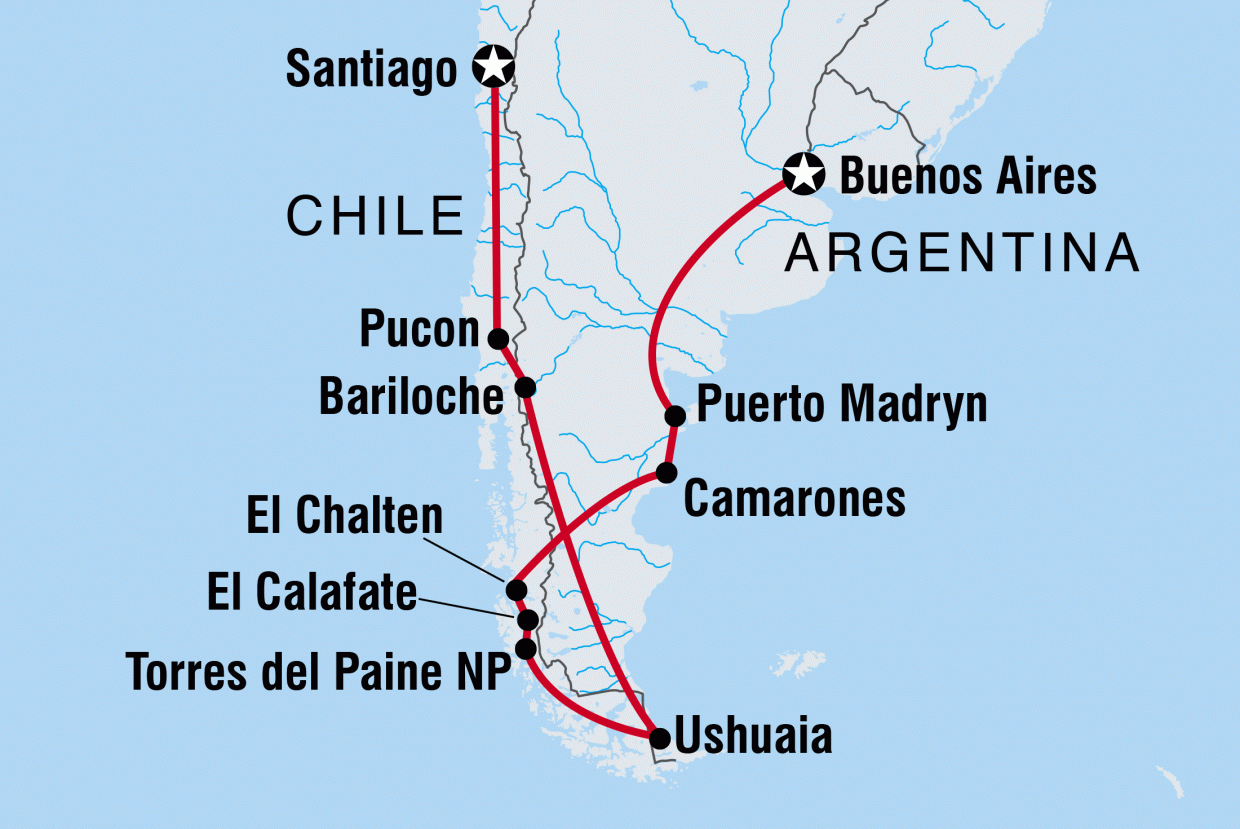 buenos aires to santiago tour