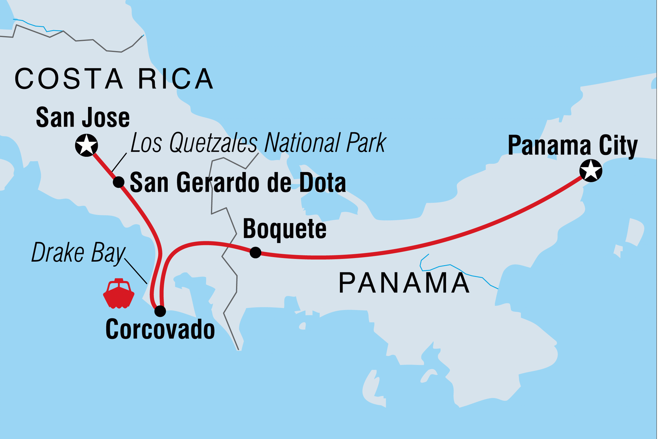 tour from costa rica to panama