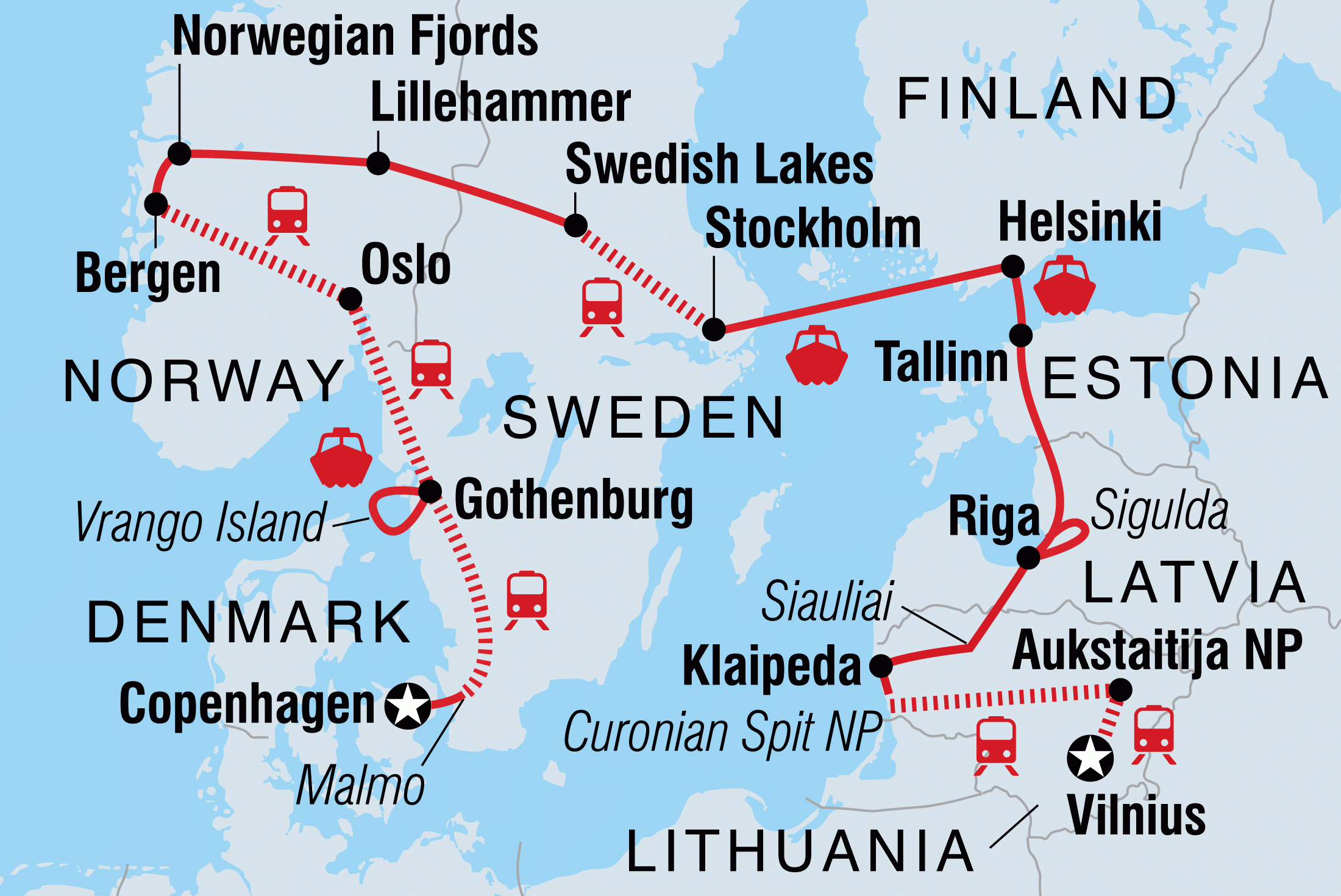 tours of sweden and norway