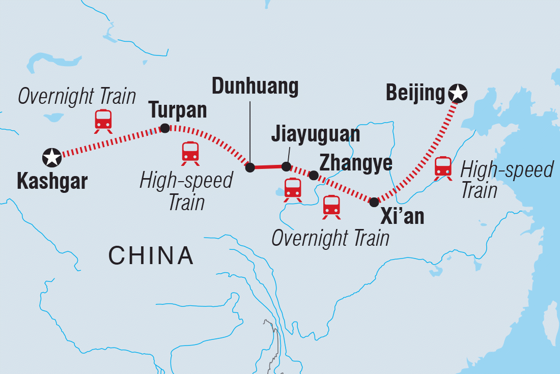 Road Map Of China