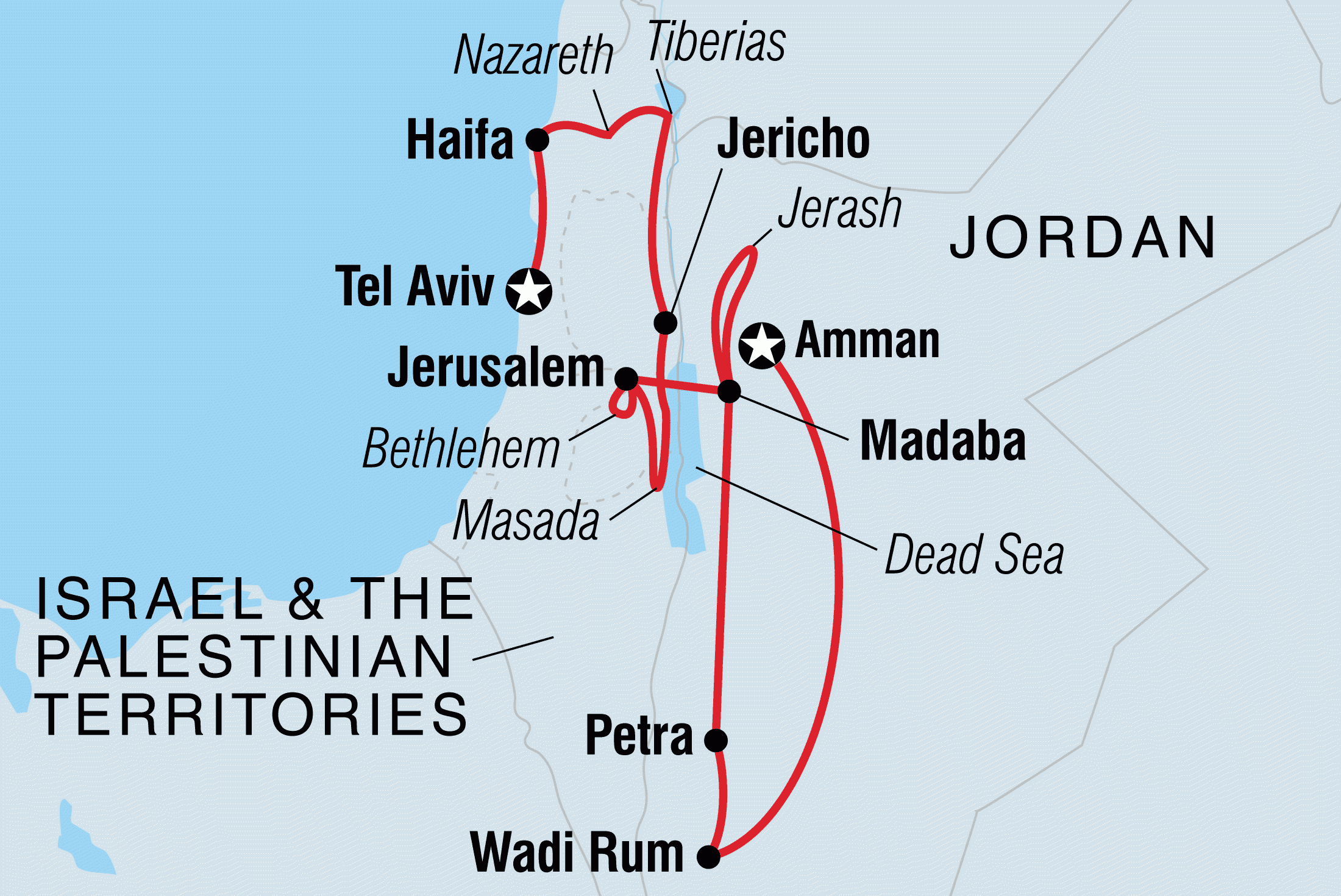 shabby Svække offentliggøre Explore Jordan, Israel & the Palestinian Territories | Intrepid Travel US