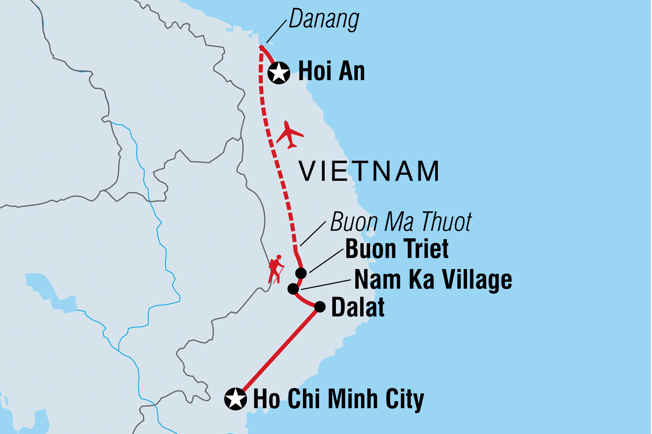 how many miles is the ho chi minh city airport to ben thant district 1in 2018