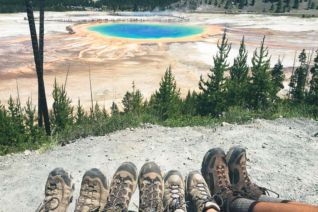 Hiking and Camping in Yellowstone