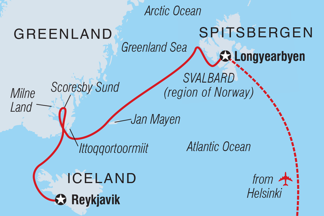 Four Arctic Islands: Spitsbergen, Jan Mayen, Greenland and Iceland