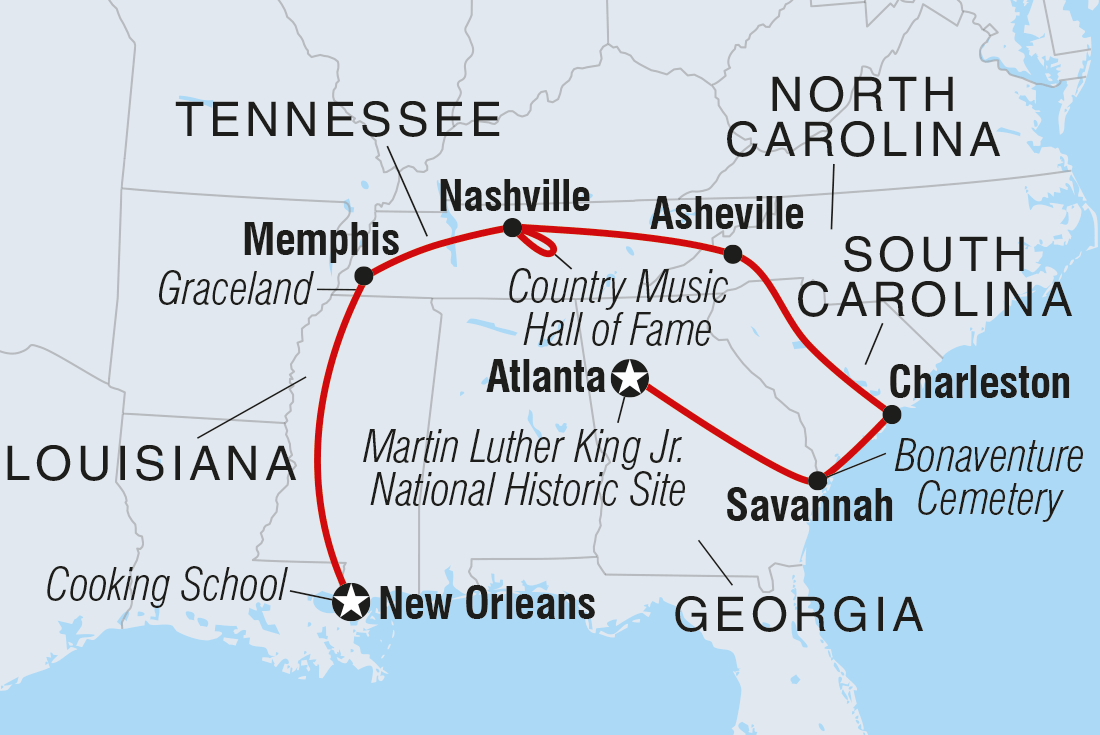 Best of the South: Atlanta to New Orleans