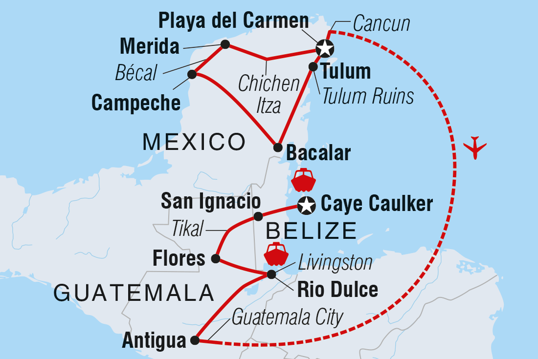 Yucatan, Guatemala and Belize Adventure