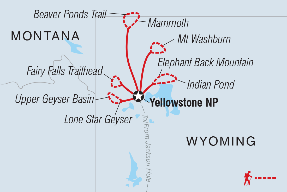 Hiking and Camping in Yellowstone