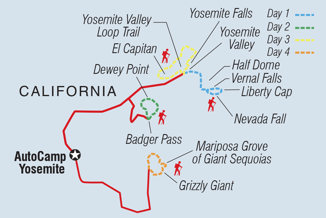 Winter Hiking and Snowshoeing in Yosemite