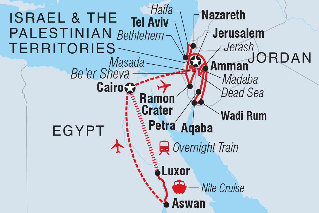 Classic Egypt, Jordan, Israel & the Palestinian Territories