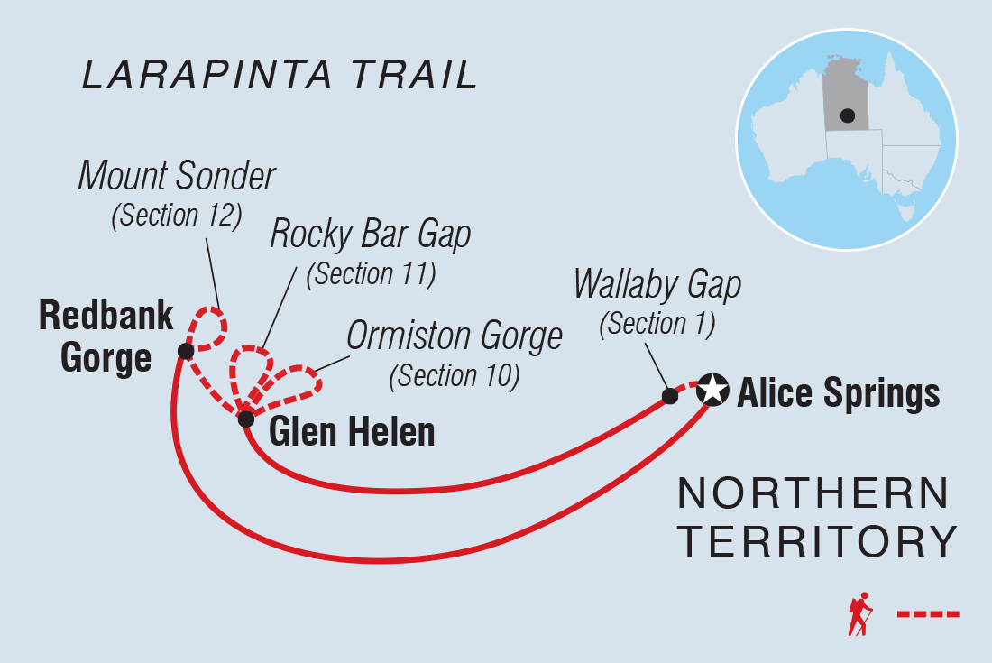 Trek the Larapinta Trail