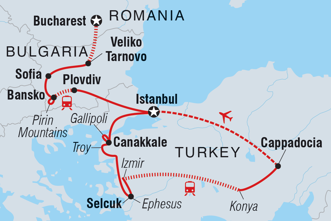 Romania, Bulgaria & Turkey Discovery