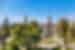 Panoramic view of Plaza de Armas and mountain landscape in the background, Arequipa, Peru
