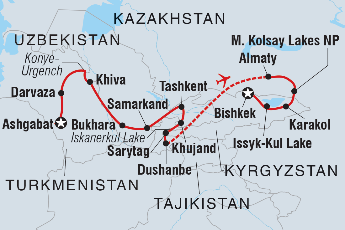 Central Asia: Five Stans Express