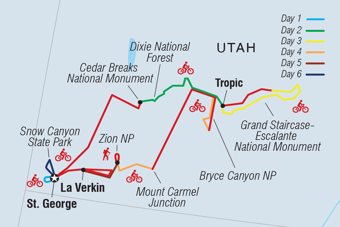 Cycle Utah: Bryce & Zion National Parks