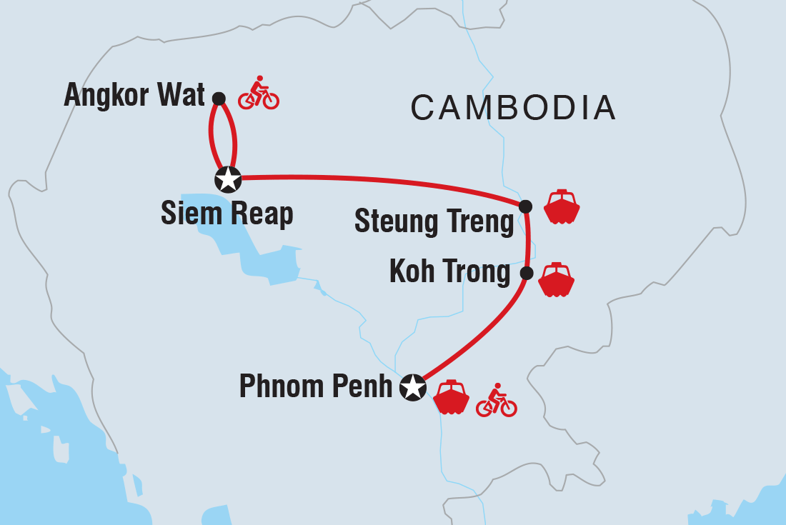 Cambodia: Hike, Bike & Kayak