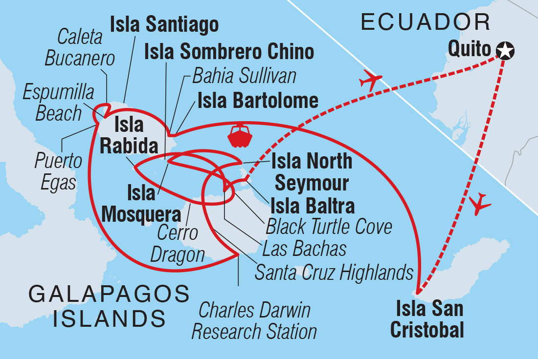 Classic Galapagos: Central Eastern Islands (Grand Queen Beatriz)