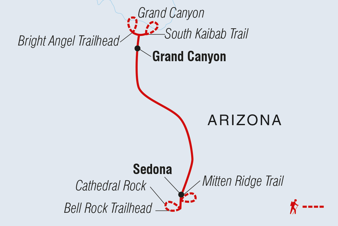 Hiking in Sedona and the Grand Canyon