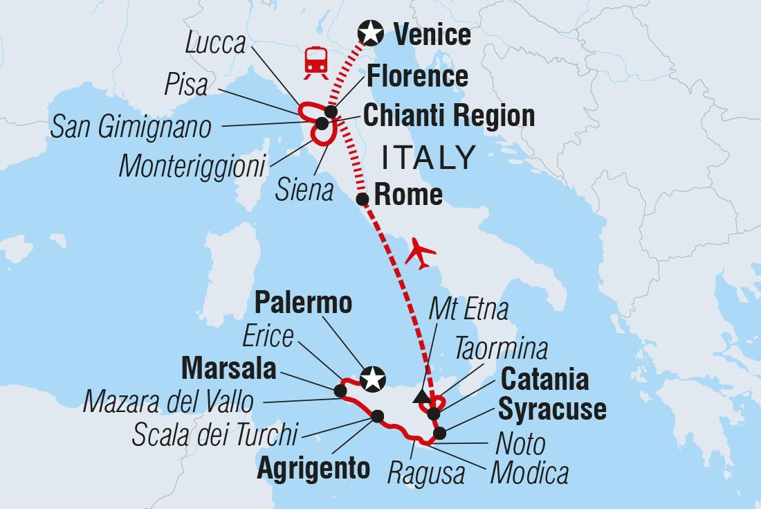 Premium Sicily and Tuscany