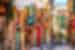 Narrow and colourful streets of Valletta, Malta