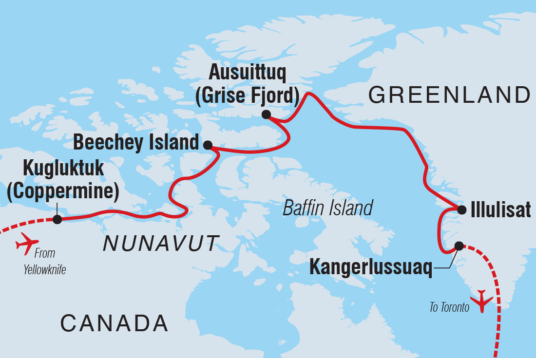 Out of the Northwest Passage: Canada to Greenland