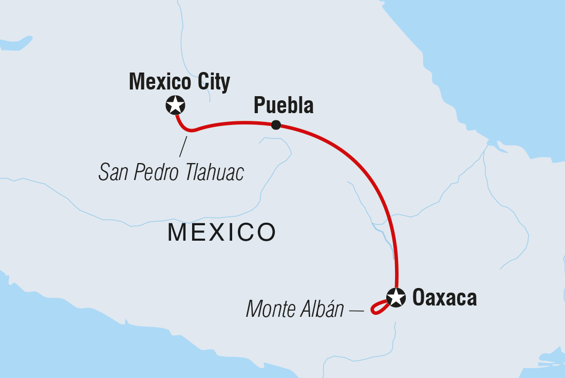 Mexico City to Oaxaca