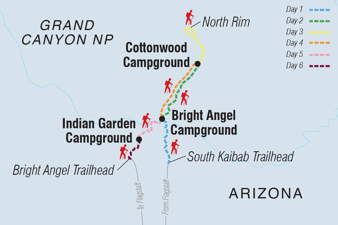 Winter Hiking and Camping in Grand Canyon: Rim to Rim