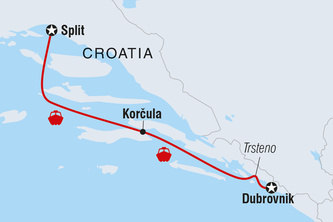 Premium Split to Dubrovnik