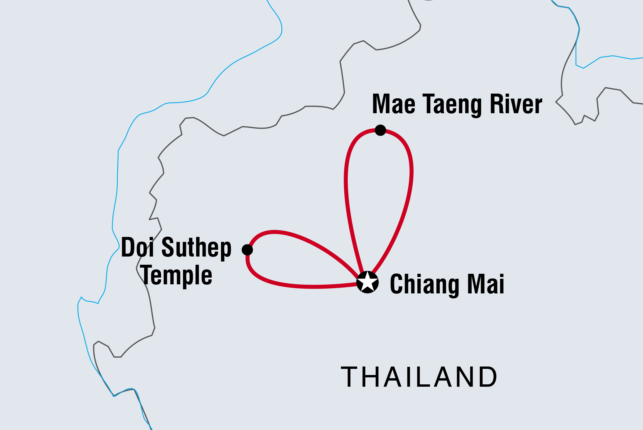 Chiang Mai Temples, Bikes & Whitewater Rafting