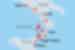 Map of Calabria: Naples To Catania including Italy