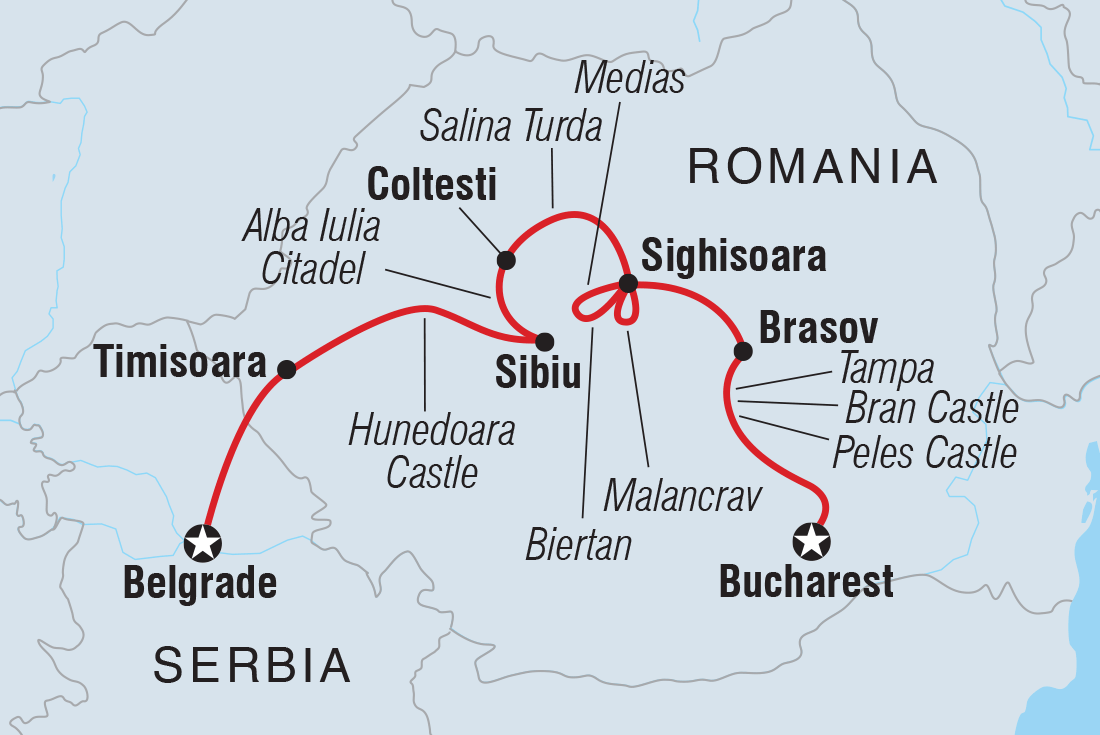 Premium Belgrade to Bucharest