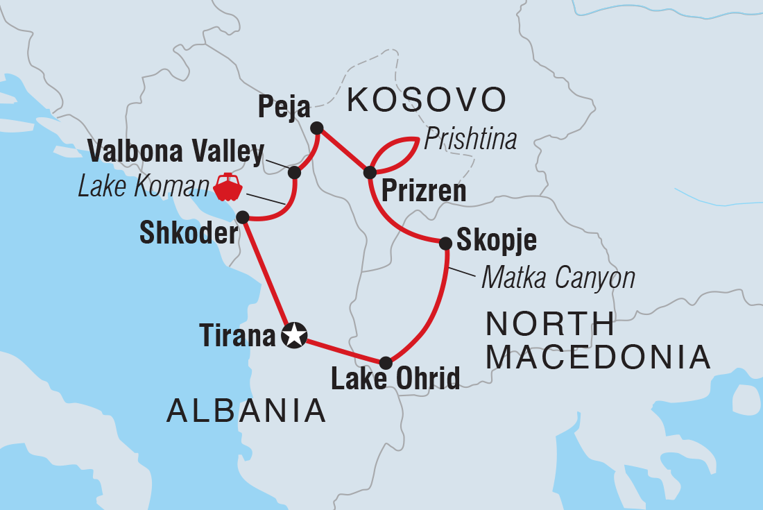 Kosovo, Albania & Macedonia Explorer