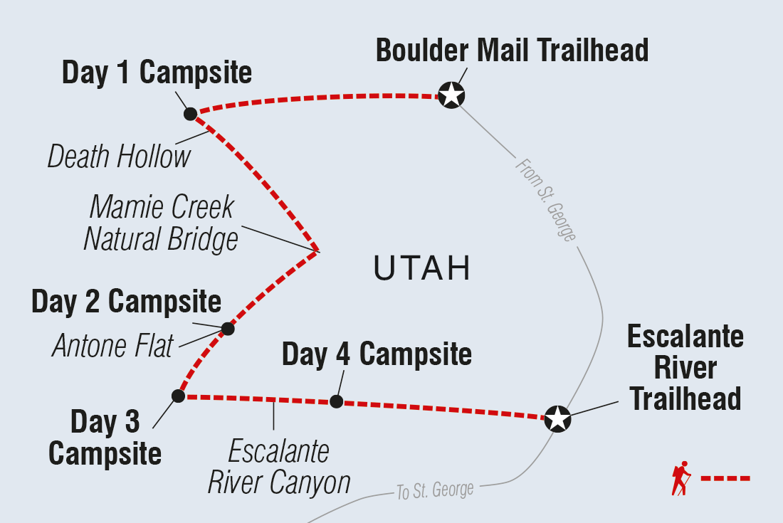 Hiking and Backpacking Utah's Boulder Mail Trail